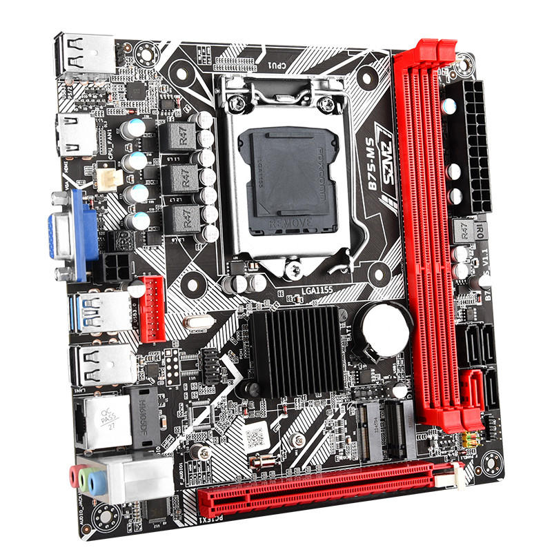 SZMZ B75 Motherboard LGA 1155 Kit with Core i5 3570 processor and 8GB DDR3 Memory placa mae B75 Set 