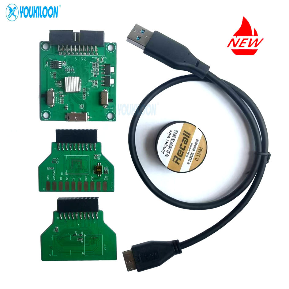 2025 NEWEST ORIGINAL HYDRA eMMC ISP Adapters Tool BGA153,BGA169,BGA221,BGA162 eMMC Break Out Board