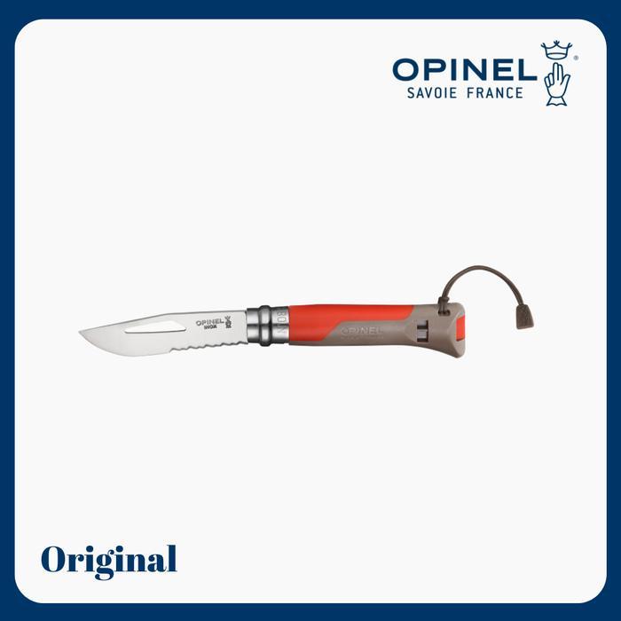Opinel N 08 OUTDOOR Earth - red