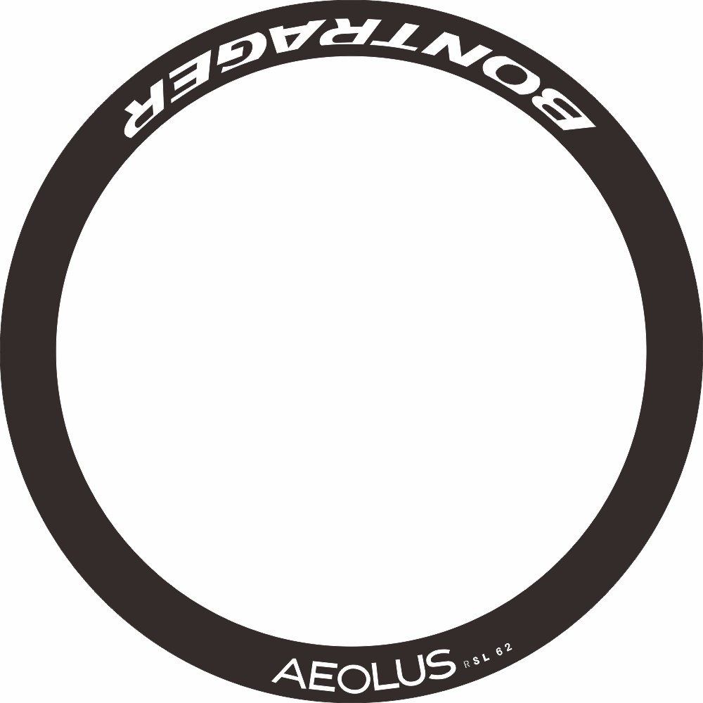 BONTRAGR AEOLUS rsl 62 Bike Bicycle Wheel Stickers Reflective Waterproof Rims Decals Stickers Road