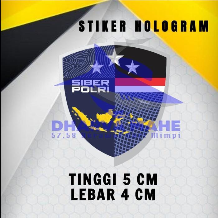 Stiker Siber Polri, Stiker Polisi, Stiker Polri