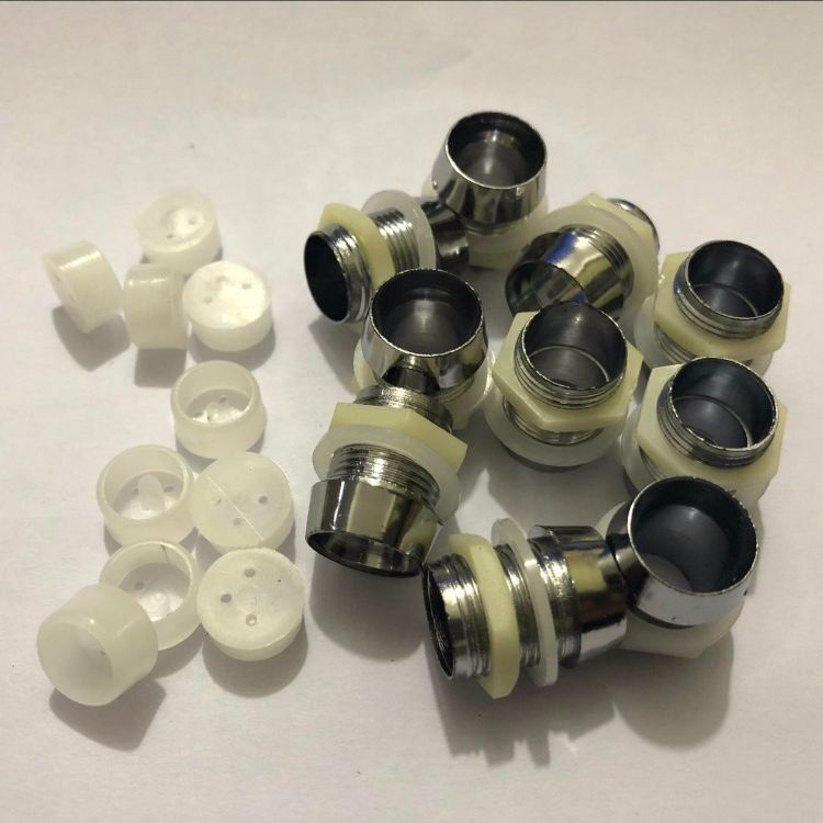 10pcs 3mm 5mm 8mm 10mm LED Emitting Diode Metal Bezel Holder Round Chrome LED Lamp Base with 10pcs