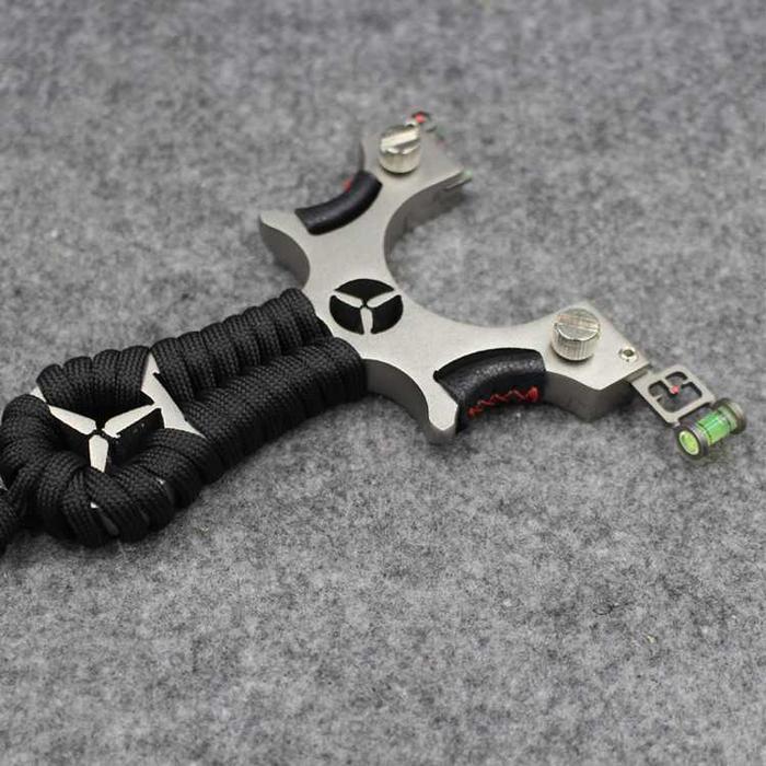 Original Ketapel Mercedes Komplit Karet, Laser, Kotak, Bola Besi Kode 870