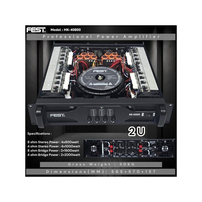 POWER AMPLIFIER FEST HK 40800 / POWER AMPLIFIER FEST HK40800