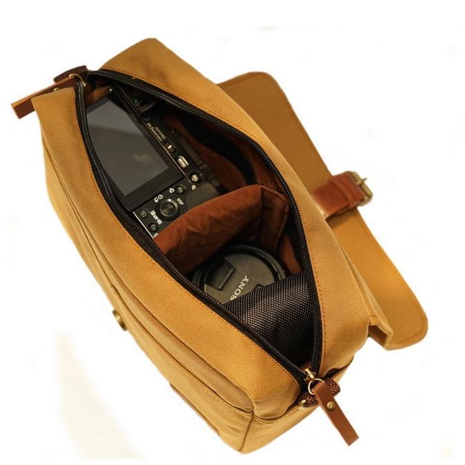 TAS KAMERA SLING BAG CAMERA MIRRORLESS DSLR KULIT FIREFLY SKYE SYNTETIC BROWN