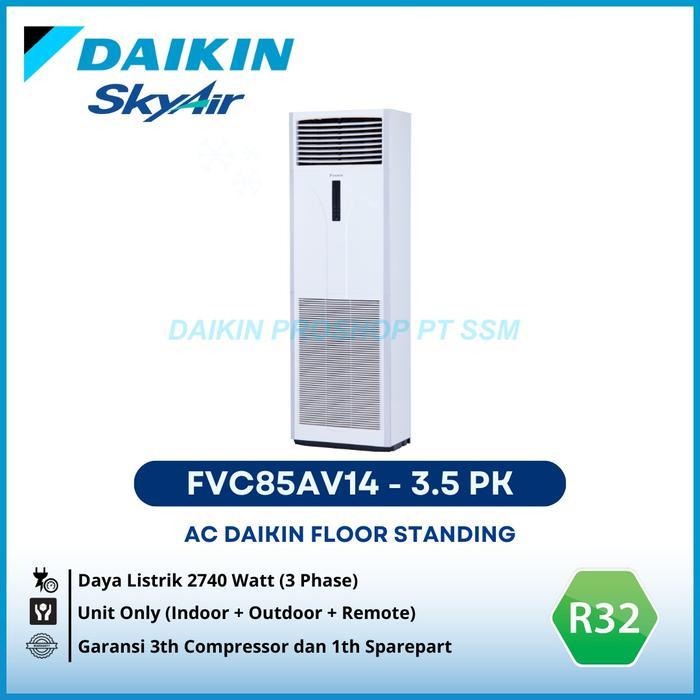 AC Daikin Floor Standing 3.5PK 3Phase Type FVC85AV14 - Malaysia