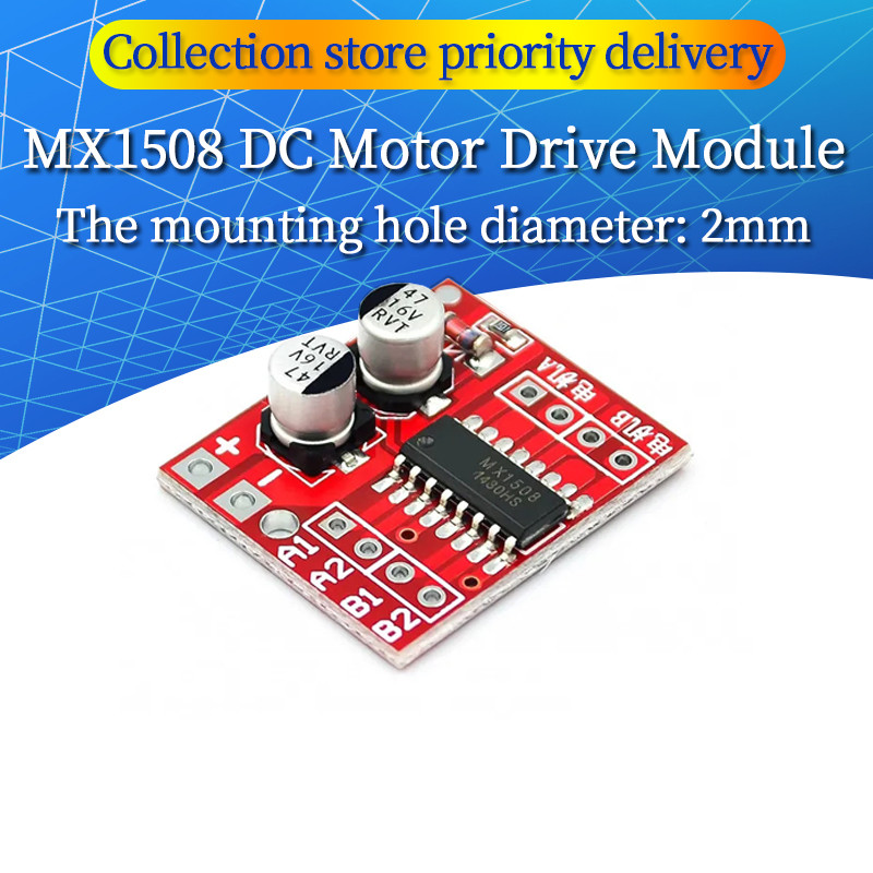 1-10Pcs Mx1508 Dc Motor Drive Module Reversing Pwm Speed Dual H Bridge Stepper Motor Mini Victory