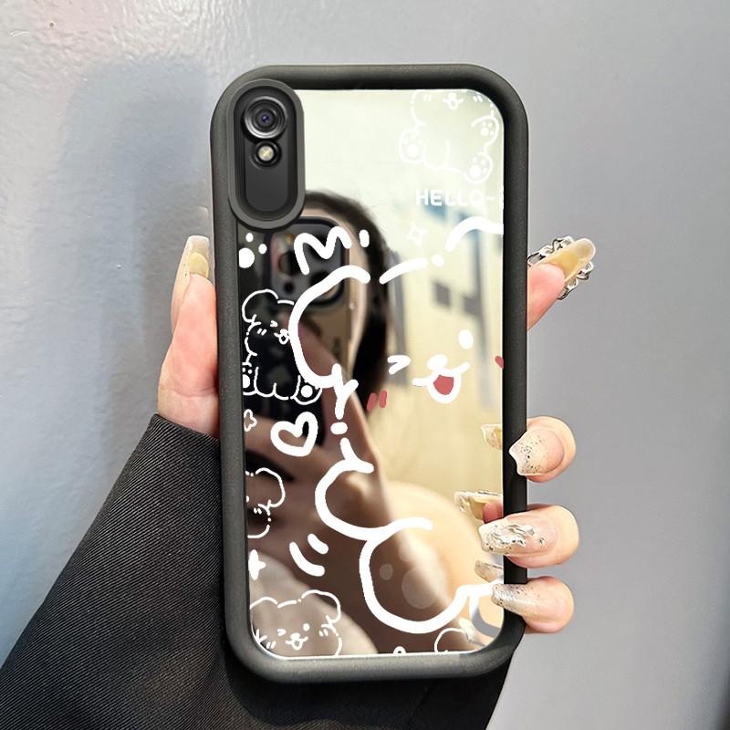 Casing Hp Xiaomi Redmi 9A Redmi 9i Redmi 9T Redmi 9 Power Case HP Casing pola Gambar beruang kecil K