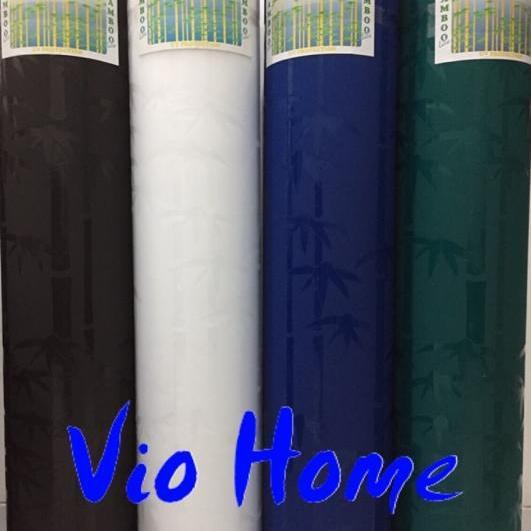 New fiber viber plastik penutup pagar bambu "bamboo" ( harga per 1meter)