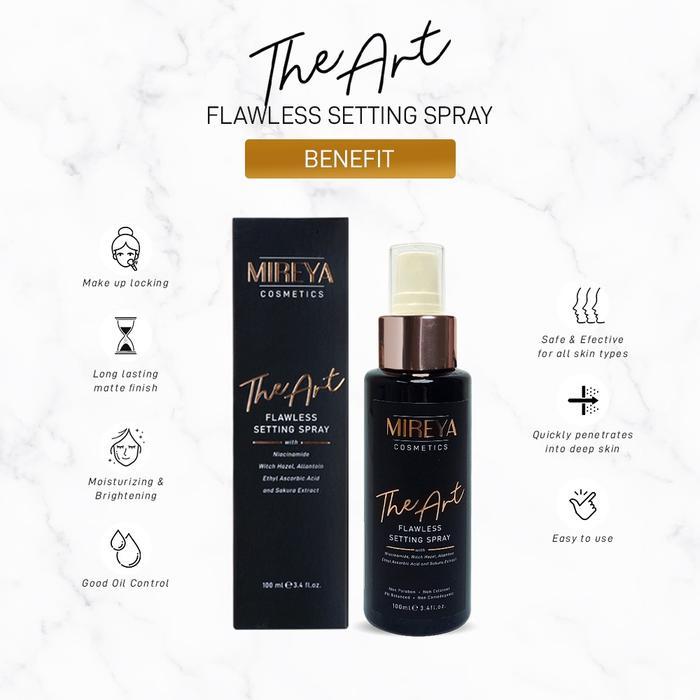 Fandaw- [2 Pcs] Mireya The Art Flawless Setting Spray 100Ml - Mireya Setting Spray & Finishing Spray