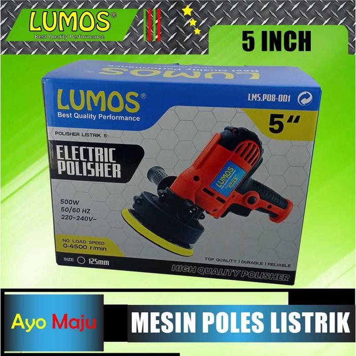 Banyak Dicari Mesin Poles 5" Listrik Polisher Machine Alat Poles Mobil Motor 5 Inch Terlariss 