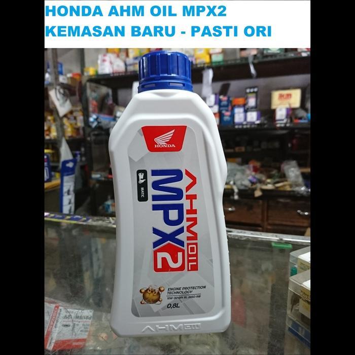 PAKET OLI HONDA AHM MPX2 + GEAR oli mesin motor matic beat vario