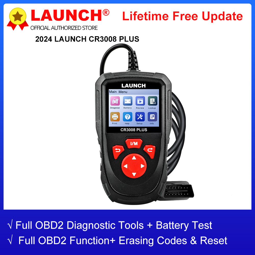 LAUNCH CR3008 PLUS Full OBD2 Scanner Diagnostic Tools Car OBD OBD2