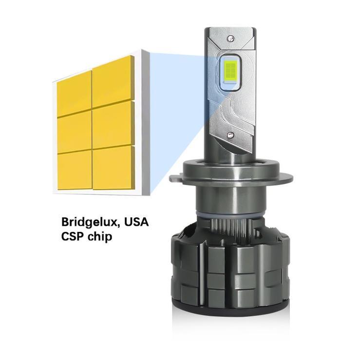 Lampu Led Putih X7 12000 Lumens H4 / H7 / H8 H11 / 9006 / 9005 / 9012 Csp 3570 Headlight / Fog Lamp