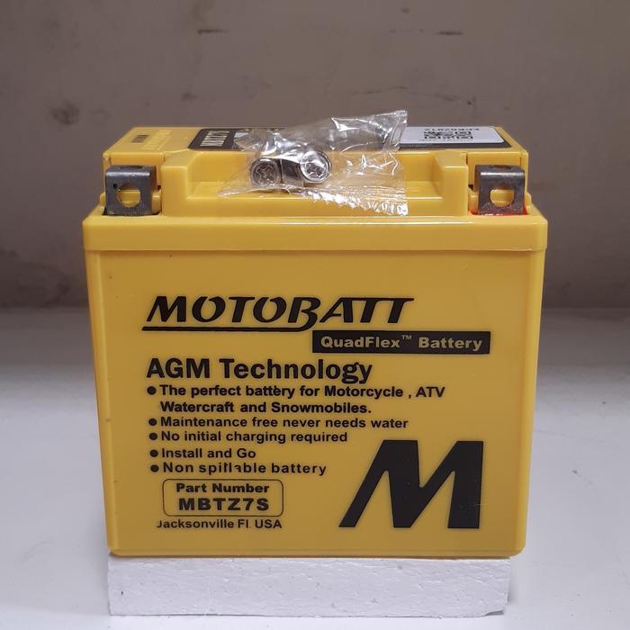 Aki New Nmax, Aerox Connected, Vario 150, Vario 160, Motobatt Mbtz7S