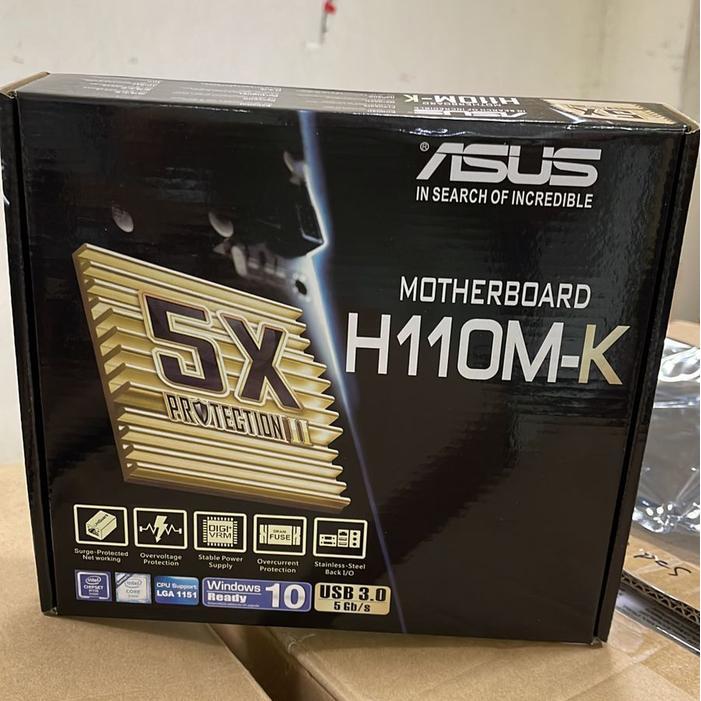 MOTHERBOARD ASUS H110M-K LGA 1151 GEN 6/7