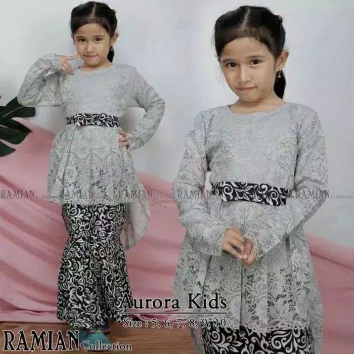 Setelan Kebaya Anak Aurora / Kebaya Kartini / Kebaya anak Sd