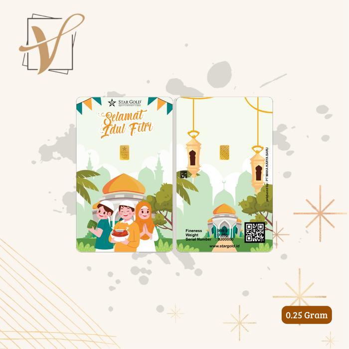 Logam Mulia Stargold Idul Fitri Series Ke 7 - 0.25 Gram