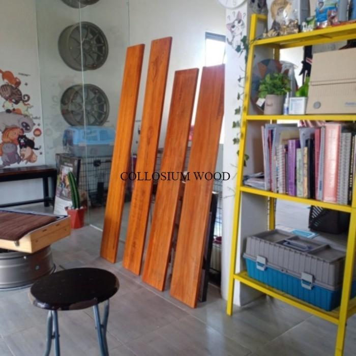 Papan Ambalan Kayu Mahoni Lebar 30 Cm Sudah Finishing Good Quality Original