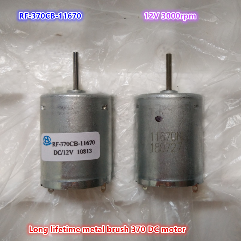 Brand New 12V Micro Dc Motor Rf-370Cb-11670 12V 3000Rpm Slow Speed Low Noise 370 Dc Motor ~