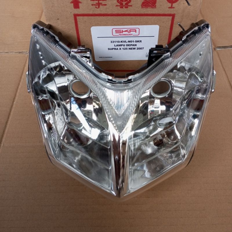 lampu depan honda supra x 125 new - variasi anp