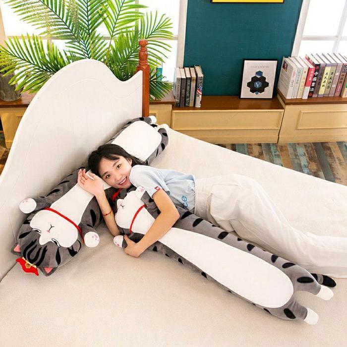 Boneka Kucing Furyu Cat Hoki Super Jumbo  Lucu, Halus Berlabel Sni T