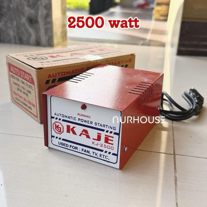 Auto start inverator penguat daya penghemat listrik 2500 watt Kaje