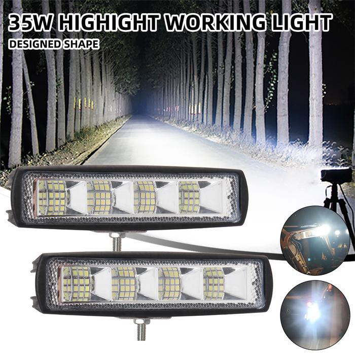 1pc Lampu Tembak CWL CREE 24 Mata LED & 16 Mata LED 12Volt Dan 24Volt Bahan Aluminium Lampu Mobil &