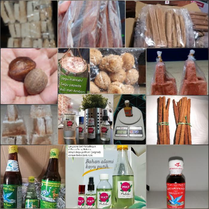 Original Sagu Papeda/Sagu Manta 1/2 Kg Dari Batang Pohon Sagu Ambon