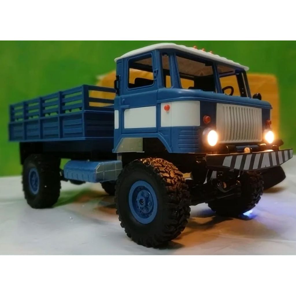 WPL Military Truck GAZ B-24 Full Scale 2.4G RC CAR Russian Military Truck GAZ-66V Remote Control Car