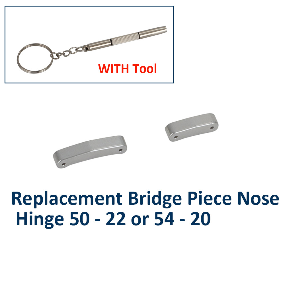 Folding For Wayfarer RB 4105 Replacement Bridge Piece Nose Hinge 50-22 or 54-20 Sunglasses Nose