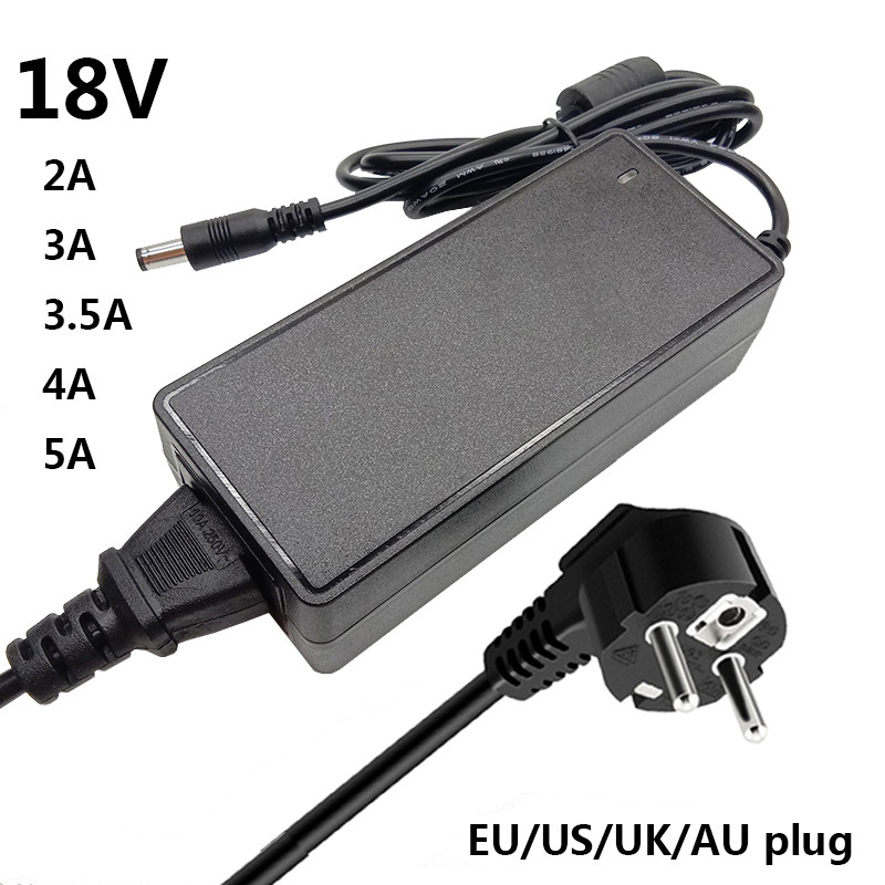 18V 2A 3A 3.5A 4A 5A Ac Universal 18 Volt Power Adapter Supply Dc Adaptor 18 V 18V2A 18V3A 18V5A