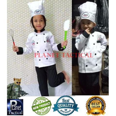 Baju Koki Anak Seragam Koki Chef