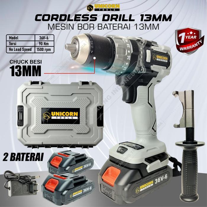 Mesin Bor Electric Bor Baterai Cordless drill hammer drill
