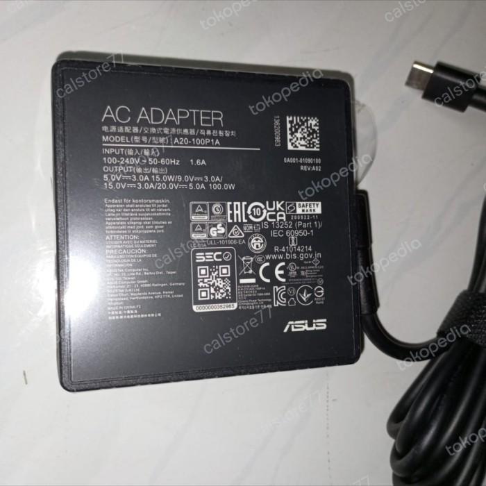 ADAPTOR CHARGER ASUS ZENBOOK 14X OLED UX5401E UX5401ZA TYPE C 100W
