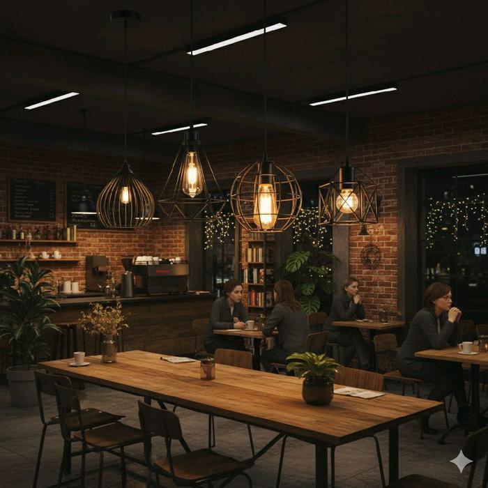 luxp- Lampu Gantung Cafe Elegan Untuk Penerangan Outdoor - Pilihan Tepat Untuk Tampilan