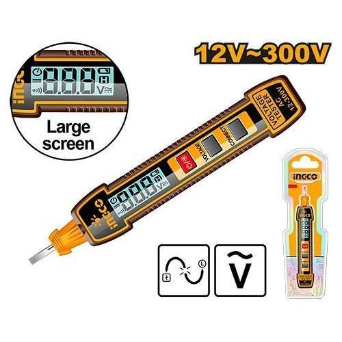Ingco HSDT33001 Digital Tespen AC 12 - 300 Volt Test Pen Pencil