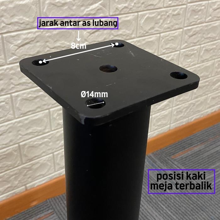 Kaki Meja Femarg Certto Kaki Tanam Fix Cafe Restoran Foodcourt Besi