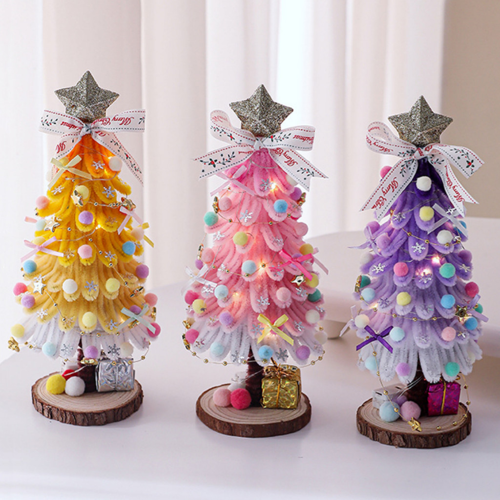 Mini Christmas Tree Ornament Long-Lasting Christmas Tree Decoration Christmas Tree Desktop Ornaments