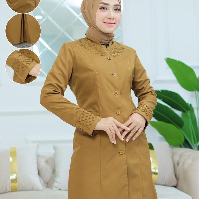 blazer Pemda baju Pemda seragam dinas Pemda ASN baju khaki ASN Kerja Wanita Celana Panjang