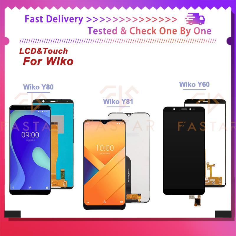 Tested For Wiko Y80 Y81 Y60 LCD&Touch Display Digitizer Assembly Replacement Parts Phone Sensor Scre