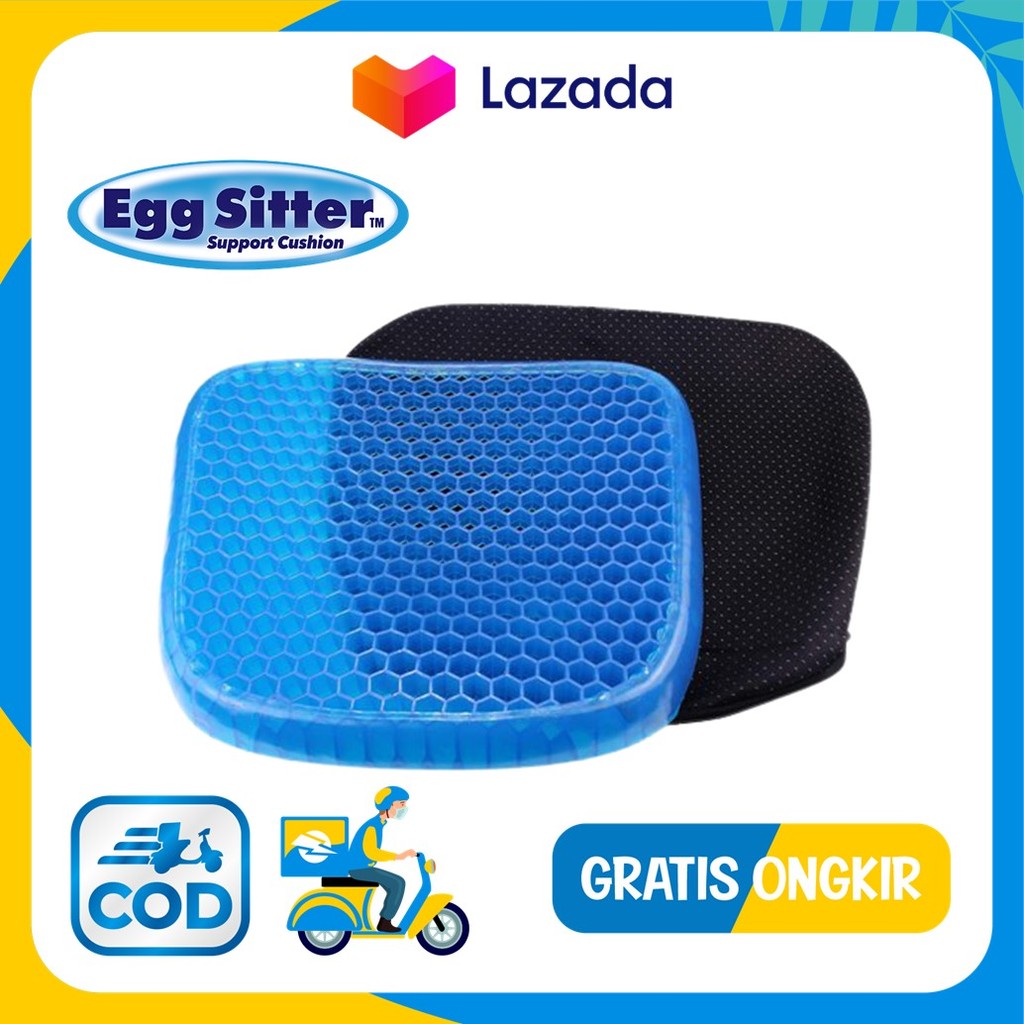 [ ORIGINAL ] Alas duduk egg sitter super empuk Alas bantal gel super nyaman untuk kerja Egg sitter o