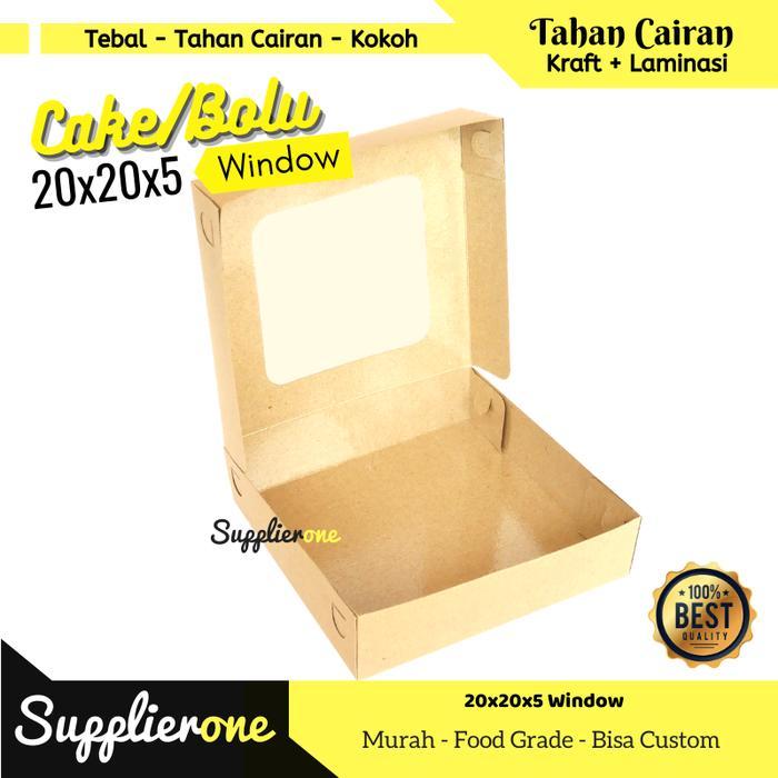 Dus Kue Isi 25 / Dus Brownies / Box Kue / Box Bolu / Dus Souvenir