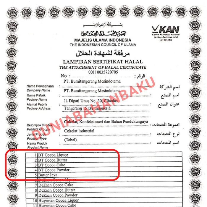 ls56- Bt Cocoa Java Classic Chocolate Bt 1000 A 25 Kg