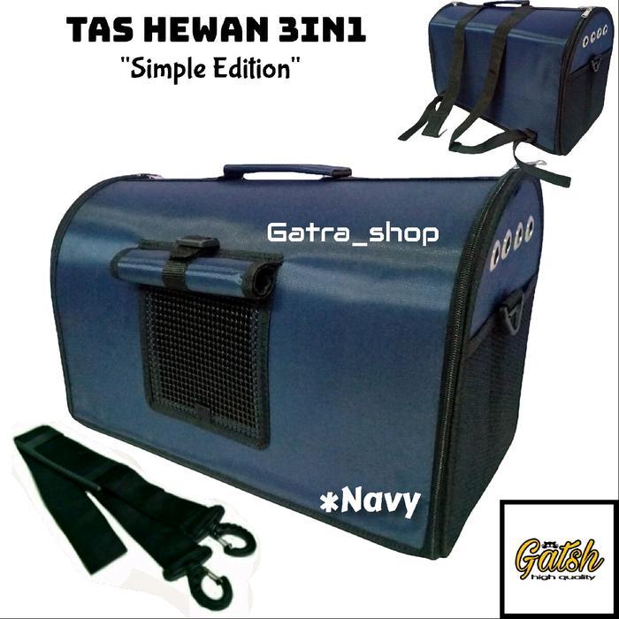 Tas Kucing Model 3In1 Simple Gatsh Petcargo Selempang Original