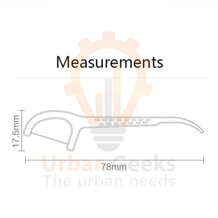 xlp5- Dr Bei Dental Floss Roll Teeth Flossing 50M/Pack Benang Gigi