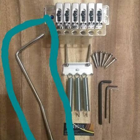 Handle Arm Tremolo Wilkinson Vs50 Tremolo Bridge Chrome Gercep