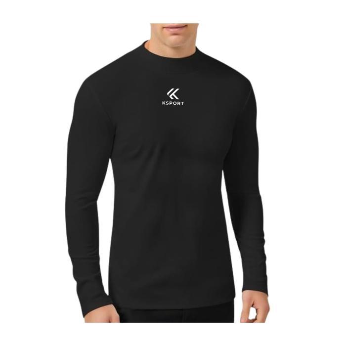 [Banting Harga] manset/baselayer olahraga leher pendek pria wanita ksport