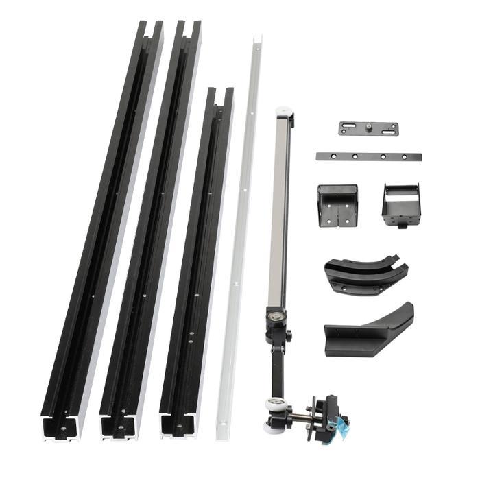 Internal Push Bus Door Sliding Door Slide Track Cloakroom Door Two-way Buffer Sliding Flat Door