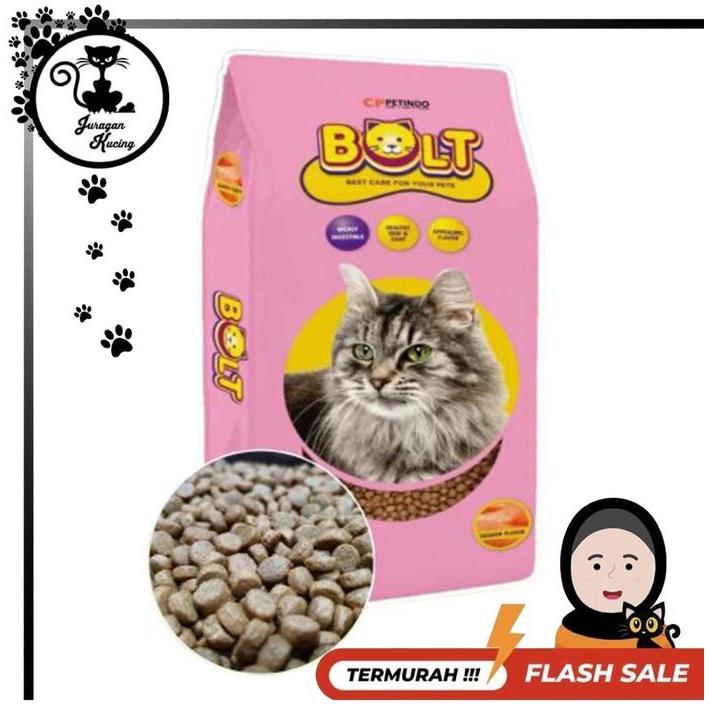 Makanan Kucing - Bolt Salmon Bulat 20Kg